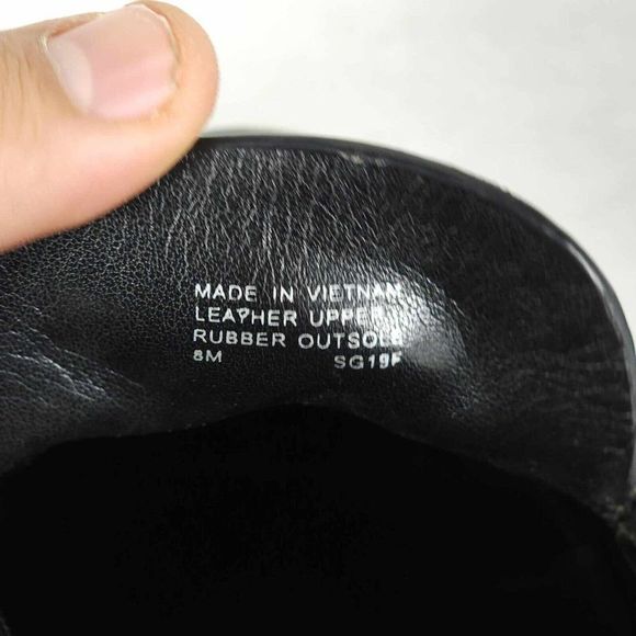 Michael Kors Woman's The Declan US8M Leather Fringe Heels Penny Loafer Shoes - Picture 14 of 14